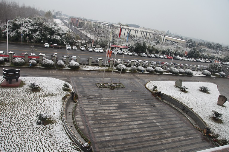 一場雪，才知道您有多美！